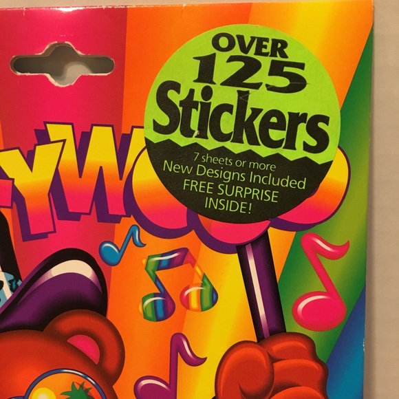 Vintage Two (2) Lisa Frank Sticker Totes - Picture 3 of 14